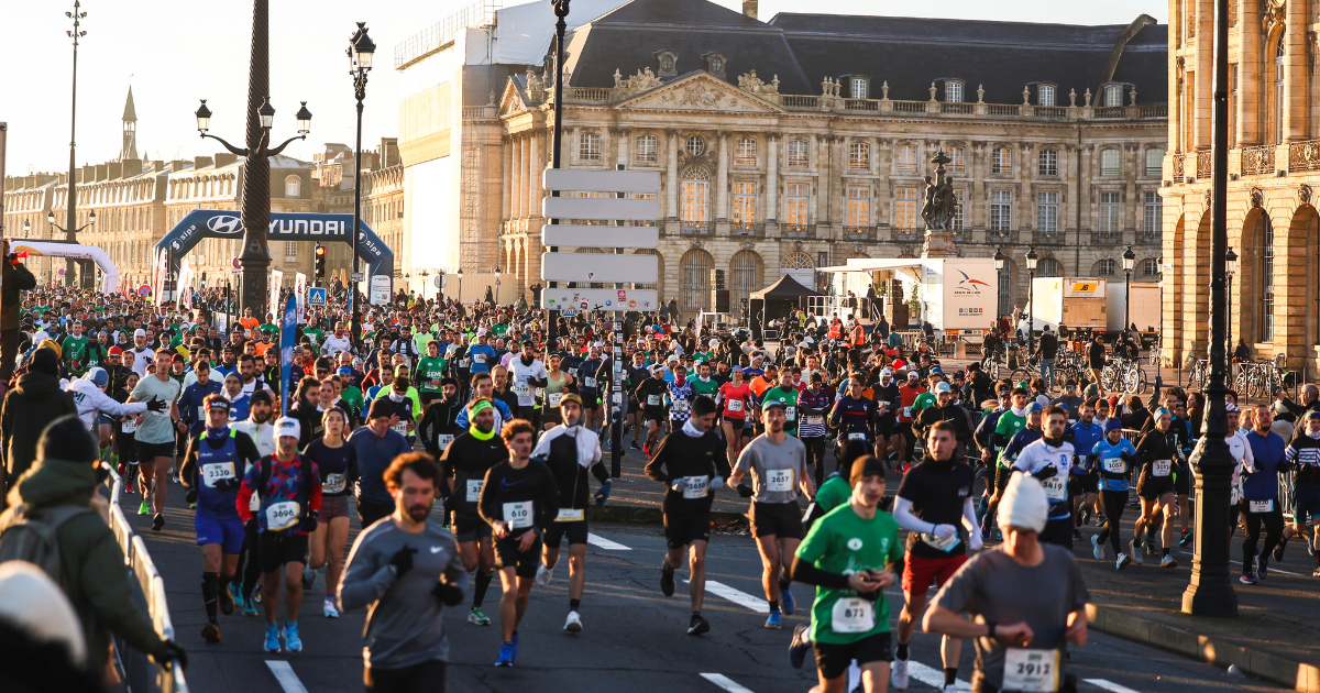 Départ du semi-marathon de Bordeaux