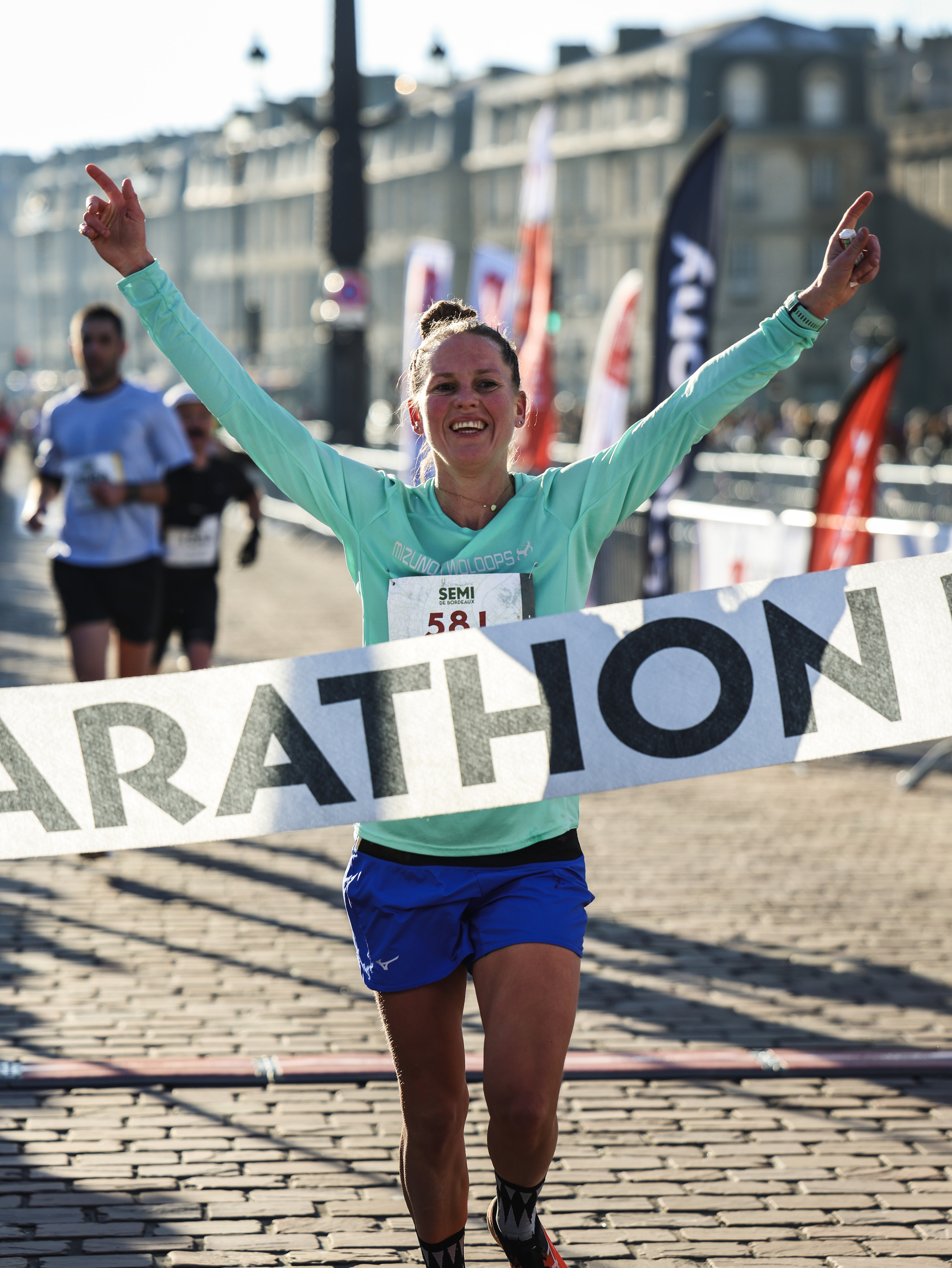 Marilyne ALLAIN vainqueure du semi-marathon de Bordeaux