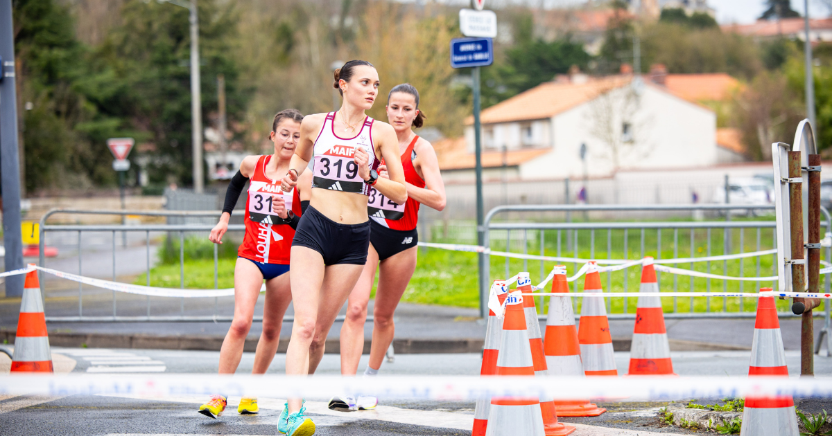 Ana DELAHAIE vice-championne de France espoir sur 20 kilomètres marche