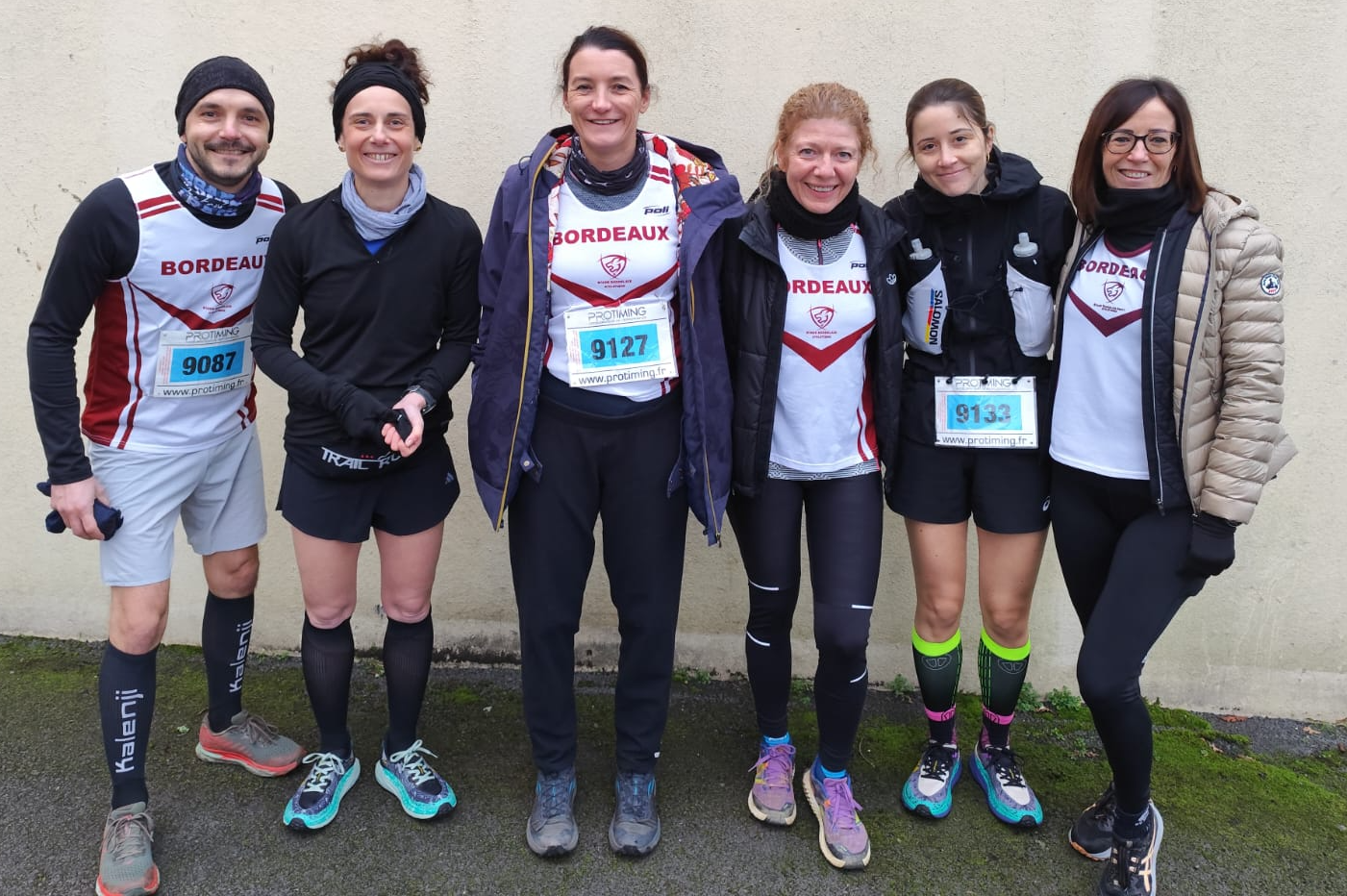 coureurs du Stade Bordelais Athlétisme