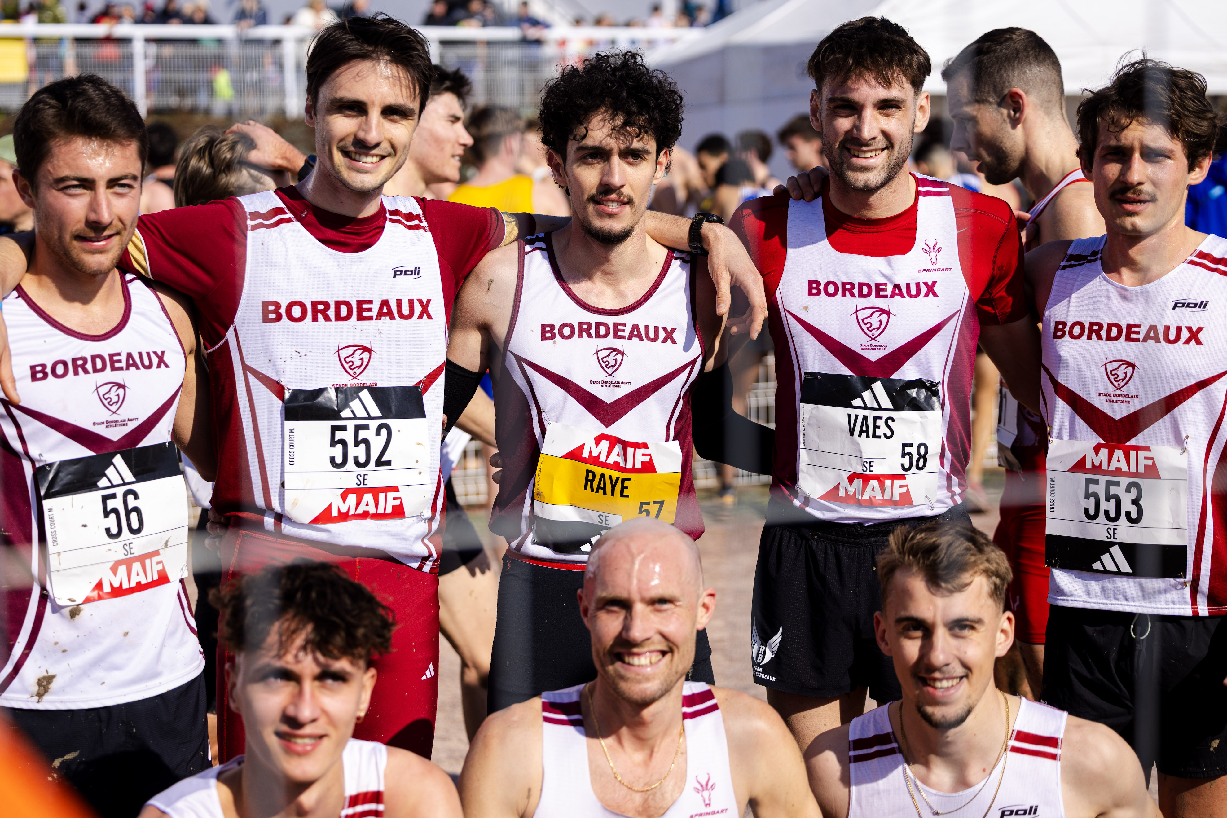 athlètes du Stade Bordelais Athlétisme