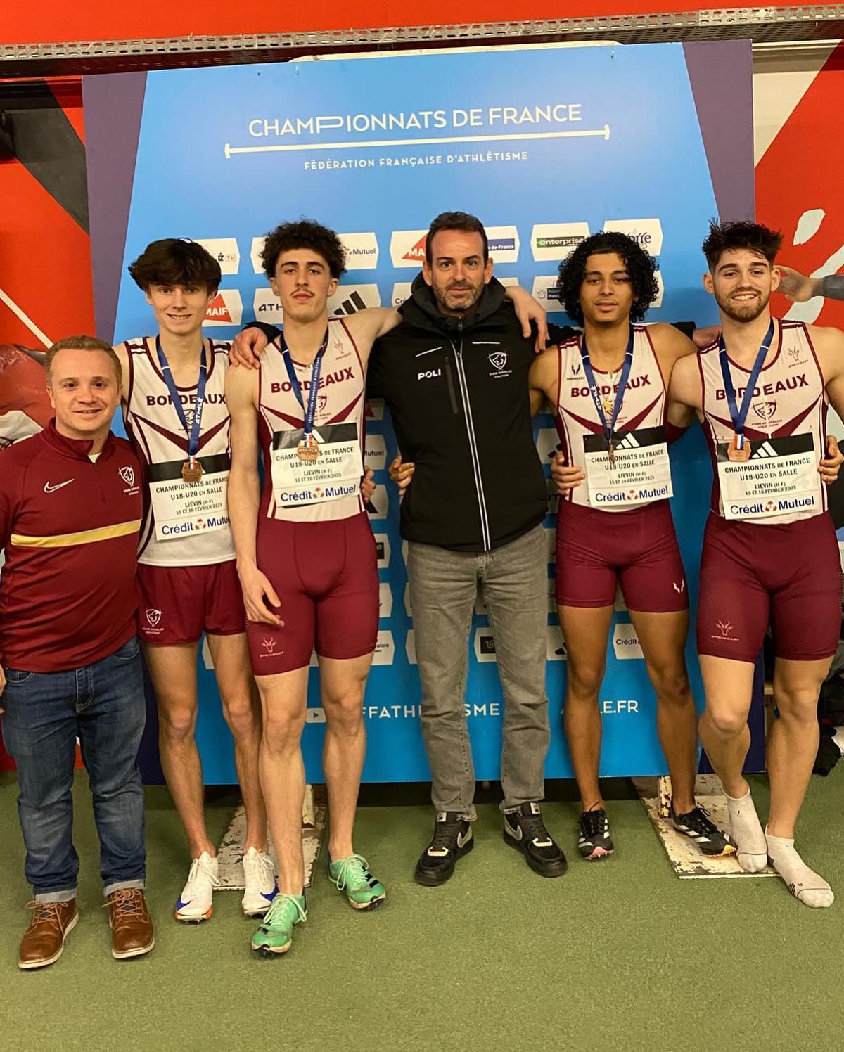 athlètes du Stade Bordelais Athlétisme